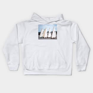 Sailing in a Row Kids Hoodie